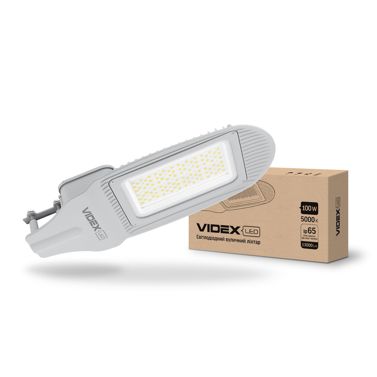 LED фонарь уличный Videx 100W 5000K Серый VL-SL06-1005 24976