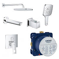 Душевая система скрытого монтажа Grohe Eurocube c Tempesta Cube 250 (26415SC6)