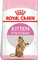 Сухой корм для стерилизованных котят Royal Canin Kitten Sterilised 2 кг (3182550805186) 25620 PS, код: 7725242