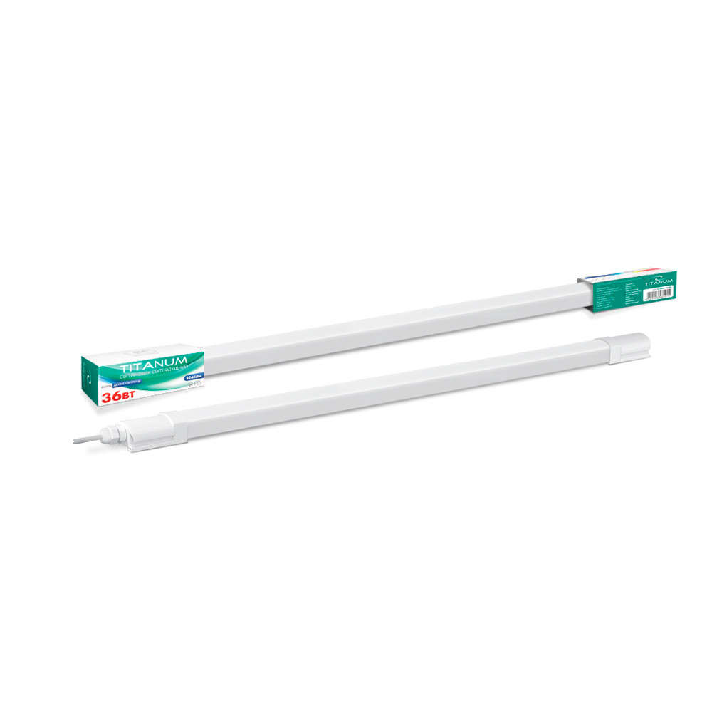 LED світильник IP65 лінійний Titanum 36W 1.2М 6500K TL-BNW-36126 26707