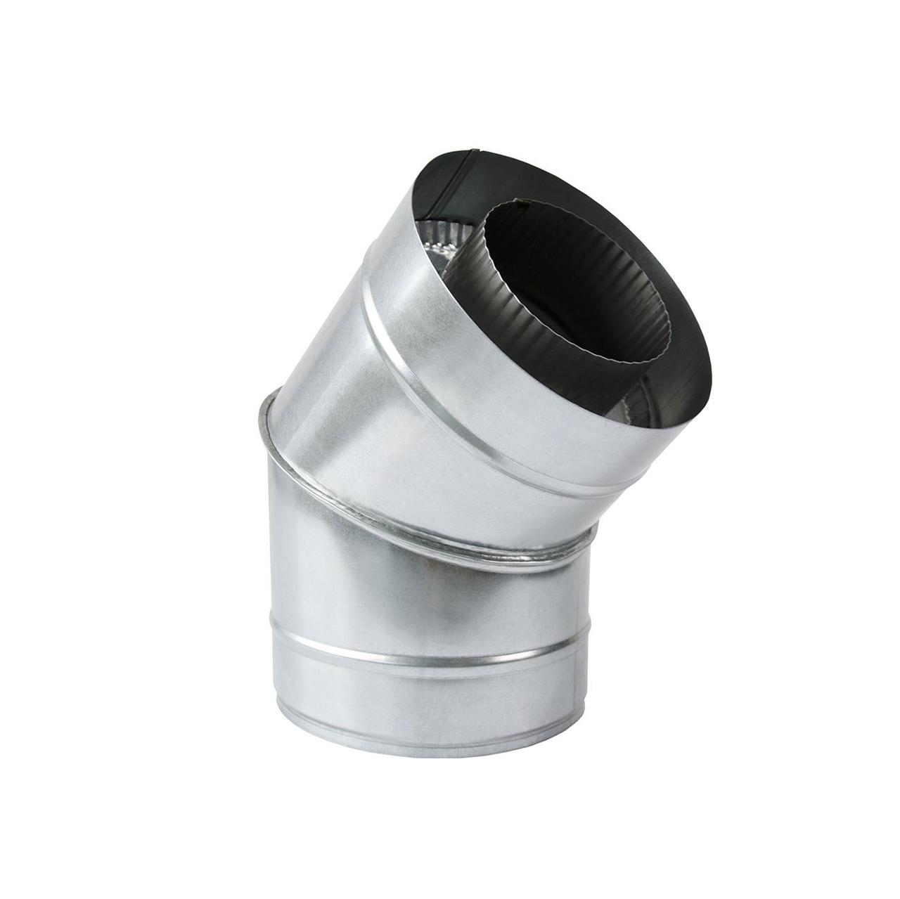 Н/ОЦ Отвод 45° двуст.s0,5 мм (AISI 304/ОЦ) d150/220 мм