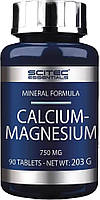 Мультиминералы для спорта Scitec Nutrition Calcium-Magnesium 90 Tabs PS, код: 7605795