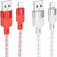 Дата кабель Hoco X99 Crystal Junction USB to Lightning (1.2m) BAN