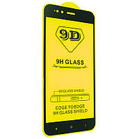 Защитное стекло 9D Glass 0.20 mm Full Glue для Xiaomi Mi A1 Mi 5X Black (00004167) UP, код: 1256867