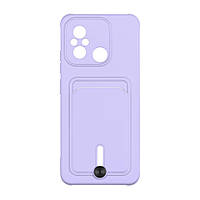 Чехол с карманом для карт OtterBox Colorfull Pocket Card Xiaomi Redmi 12C Elegant purple PS, код: 8236980