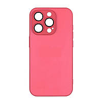 Чехол-накладка стеклянный матовый с защитой камеры Matte AG-Glass iPhone 13 Cola Red PS, код: 8374845