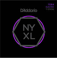 Струны для электрогитары D'Addario NYXL1164 Nickel Wound Medium Electric Guitar 7-Strings 11 PK, код: 6556184