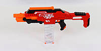 Ружье-бластер Blaze Storm Zecong Toys мягкие патроны (85171) Красный FT, код: 6929520