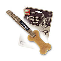 Игрушка для собак GiGwi Маленькая кость Gum gum 9 см Коричневый (75009) TE, код: 7687791