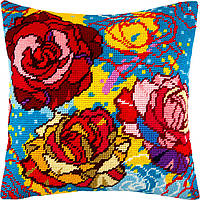 Набір для вишивання декоративної подушки Чарівниця Вітраж 40×40 см V-149 PR, код: 7243103