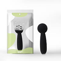 Силиконовый вибростимулятор для женщин Pleasure Wand Black Cnt TE, код: 8175627