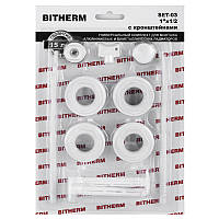 Комплект для радиатора 1/2" (с креплениями) Bitherm SET-03 (BT0554)