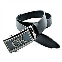 Мужской кожаный ремень Calvin Klein Черный brnd-40k-ua-082 ET, код: 7511642