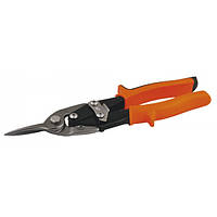 Ножиці для металу MASTERTOOL 250 мм прямі (прямий розріз) CrMo 01-0427 SC, код: 7232650
