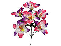 Букет штучних квітів Орхідея Самба h-51см 6 бут. (3шт) 6107 ТМ КІТАЙ "Wr"