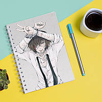 Скетчбук Sketchbook блокнот для рисования с принтом Bungou Stray Dogs - Бродячие псы 8 А3 Кав VK, код: 8301414