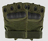 Тактичні рукавички відкриті Military XL Олива SC, код: 8230512, фото 2