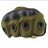 Тактичні рукавички відкриті Military XL Олива SC, код: 8230512, фото 3