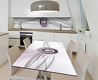 Наклейка 3Д вінілова на стіл Zatarga «Ефект воронки» 650х1200 мм для будинків, квартир, столів QT, код: 6512213