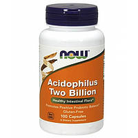 Пробіотик NOW Foods Acidophilus Two Billion 100 Caps SC, код: 7619989