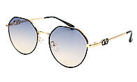 Солнцезащитные очки женские Новая линия 2324-C8 Голубой IN, код: 7944185