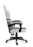 Комп'ютерне крісло Huzaro Force 4.4 White тканина SC, код: 8199507, фото 3