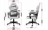 Комп'ютерне крісло Huzaro Force 4.4 White тканина SC, код: 8199507, фото 9