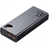 УМБ Power Bank Baseus Adaman Metal Digital Display 20000mAh 65W, Black (QC3.0 PD3.0) SC, код: 8327937