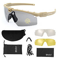 Тактичні захисні окуляри Daisy X11 окуляри койот з поляризацією OM, код: 8447055