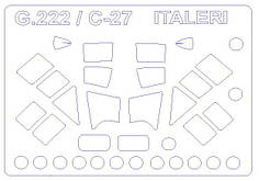 Маска для модели самолетов Alenia C-27 "Spartan" и G.222 "Panda"     ish