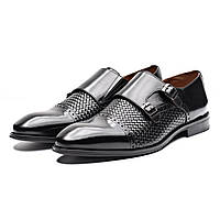 Чоловічі туфлі монки Реймонд TANNER 41 Чорні SC, код: 2630796