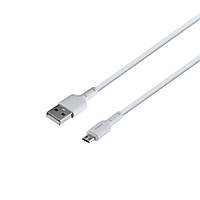 Кабель XO NB112 USB - microUSB 3A Max 1 м Белый ET, код: 7677639