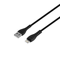 Кабель USB XO NB-Q165 USB - Lightning 3A 1м Черный ET, код: 7704034