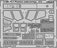 Фототравление: Шасси для самолета FG.1 Phantom ish