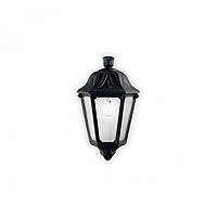 Настенный уличный светильник ANNA AP1 SMALL NERO Ideal Lux 101552 SX, код: 7733693