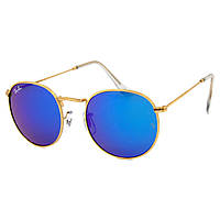 Солнцезащитные очки Ray Ban 3447 синее зеркало RB 3447-03 IN, код: 6841822