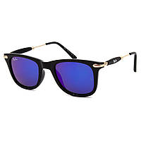 Солнцезащитные очки Ray Ban 2148 голубое зеркало RB 2148-03 IN, код: 6841831