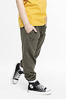 Спортивные штаны однотонные для мальчика Toontoy 22963 122 см Хаки (2000989639367) TE, код: 8114871
