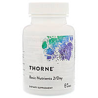 Базовые Питательные Вещества, Basic Nutrients 2 Day, Thorne Research, 60 Капсул SC, код: 2335123