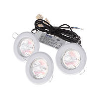 Точечный светильник комплект Brille 20W HDL-S02 Белый 163442 SC, код: 7275052