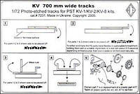 PE7231 KV 700mm wide tracks. cat#7231 ish