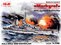 Германский линейный корабль "Маркграф" (Полная и по ватерлинию версия корпуса), І МВ ish