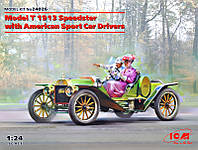 Модель T 1913 Speedster с американскими авто спортсменами ish
