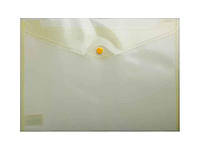 Папка-конверт, на кнопці, А4, жовта BM.3926-11 ТМ BUROMAX "Kg"