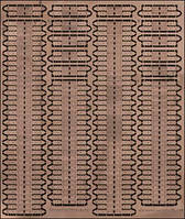 PE7232 Photoetched tracks set for 1/72 T-34 mod.1941 ish