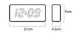 Настільний годинник VST 865-4 21х9х4.5 см Чорний SC, код: 898091, фото 2