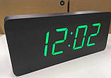 Настільний годинник VST 865-4 21х9х4.5 см Чорний SC, код: 898091, фото 3