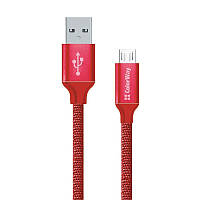 Кабель ColorWay USB-MicroUSB, 1м Red (CW-CBUM002-RD) TT, код: 6703658