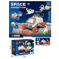 Набір космосу 551-10 марсохід з підсвічуванням, 2 ігрові фігурки, викрутка, 2 види міні-транспорту, в