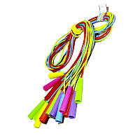 Гр Скакалка резинова кольорова 21292 довжина 2,8 м. товщина 5 мм. ЦІНА ЗА ЗВ ЯЗКУ, У ЗВ ЯЗЦІ 10ШТ "M Toys"